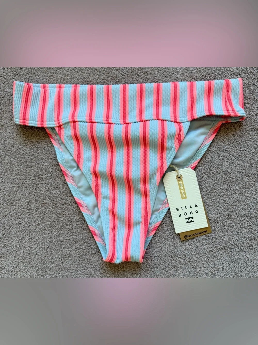 Billabong - SURF STRIPE ARUBA BIKINI SWIM BOTTOMS - MORNING SKY